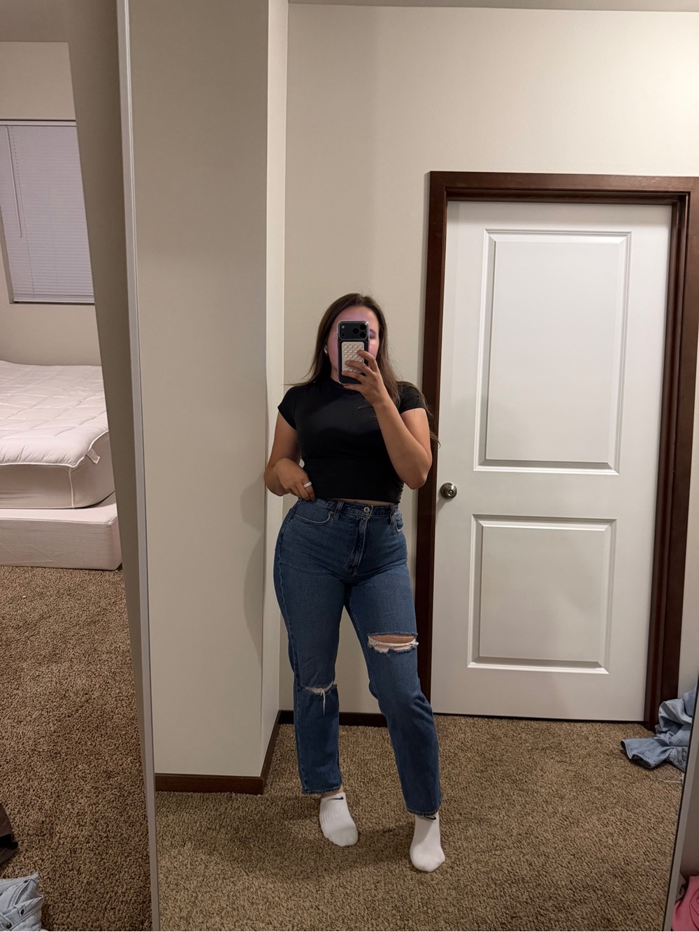 Abercrombie and fitch 90s relaxed Jean high rise